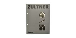 ZULTNER-Muster 1020 1.4301 Edelstahlblech Dessin Pfauenauge (1,5 mm)